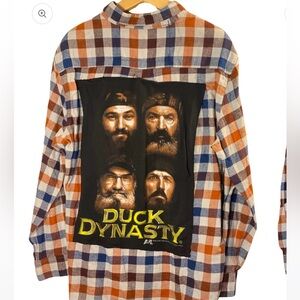 Misfit Trading Company Duck Dynasty flannel one of one xl